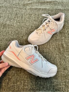 New Balance Women’s White/Pink 608 V5 Training Sneaker Size 11